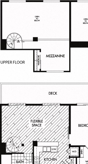 Floor plan Floor plan at Trio Apartments, California